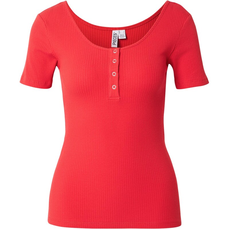 PIECES Tričko PCKITTE oranžovo červená 67868407