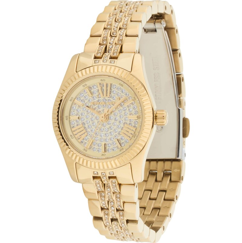 MICHAEL Michael Kors Analógové hodinky LEXINGTON zlatá / priehľadná 67868533