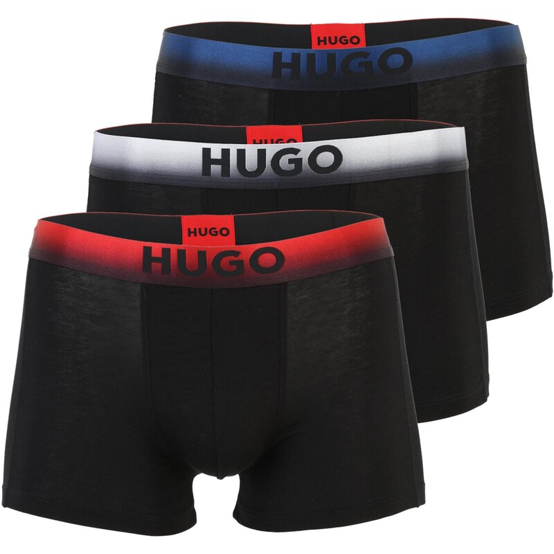 HUGO Boxerky modrá / červená / čierna / biela 67868552