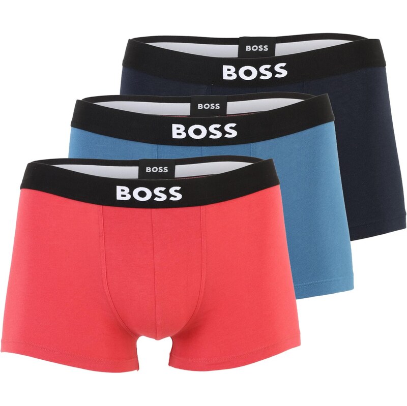 BOSS Boxerky David Beckham modrá / červená / čierna / biela 67868541