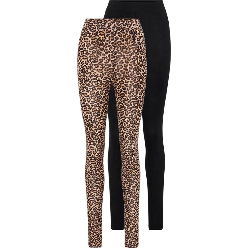 Only Tall Legíny ONLLIVE LOVE piesková / hnedá / čierna 67868586