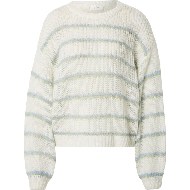 Sálea Sveter zelená / biela 67868638