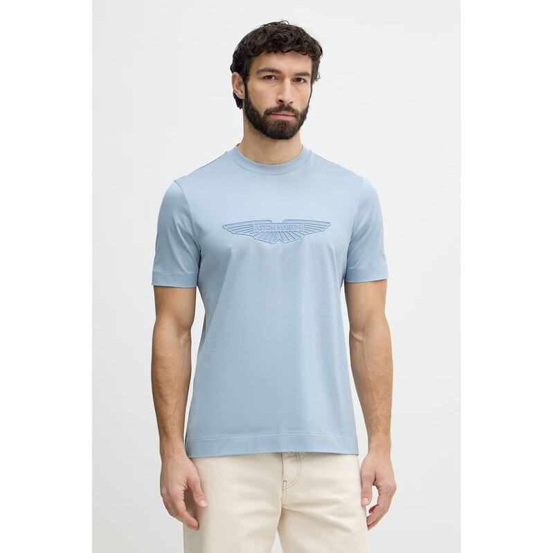 BOSS tričko pánske bavlnené BOSS X ASTON MARTIN 67866897