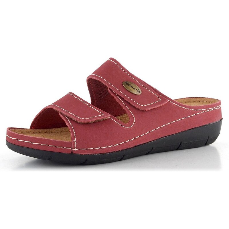 Tamaris fuzbetové šľapky Red 1-27510-41 62752462