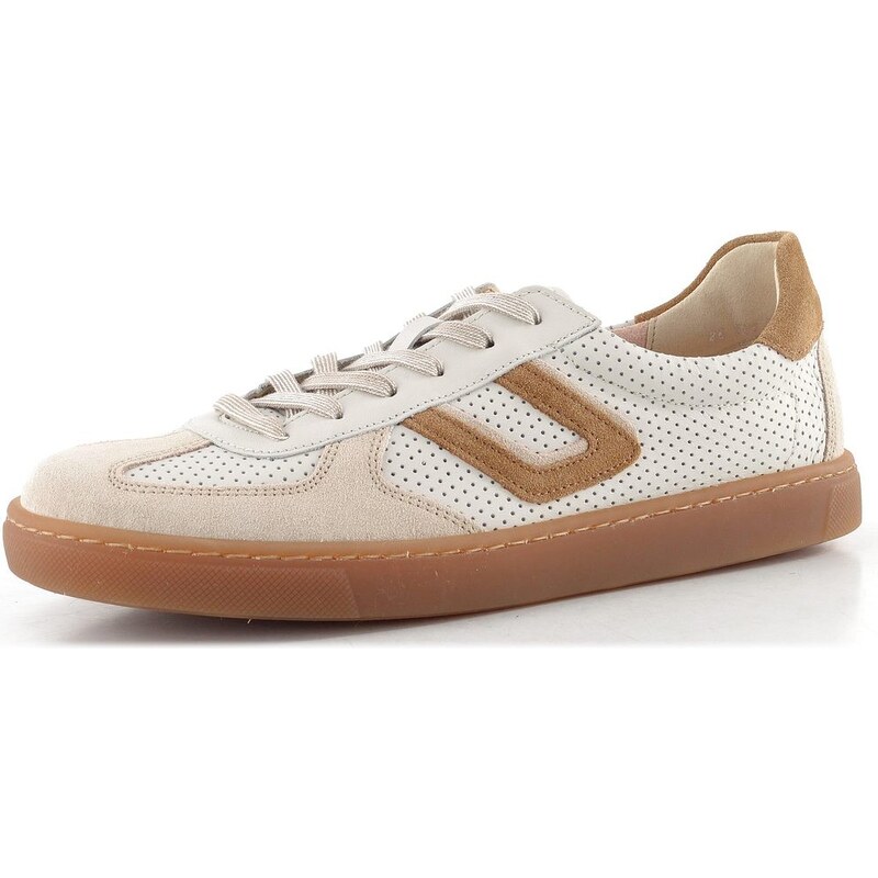 Gabor široké tenisky offwhite/walnut kombi 86.545.60 68773506