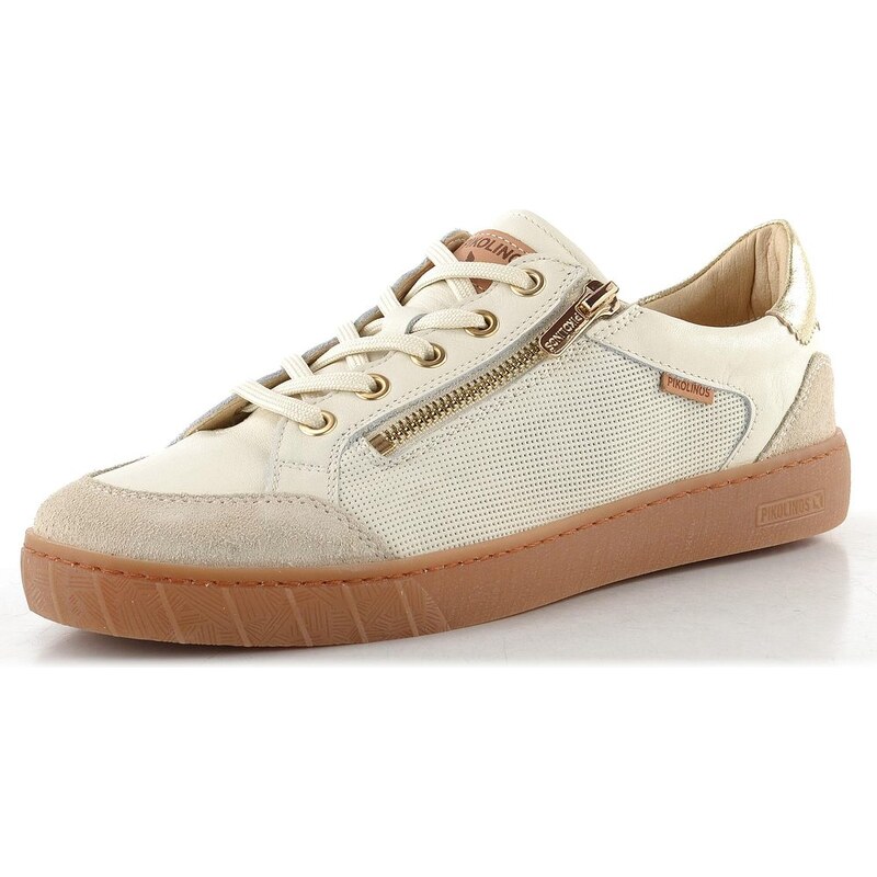 Pikolinos polobotky se zipem Lanzarote off white W7B-6737C2 68773551