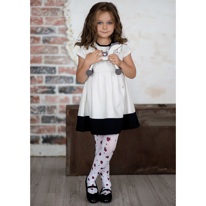 KNITTEX Pančuchové nohavice Ladybird40 bianco 122-128 49871270