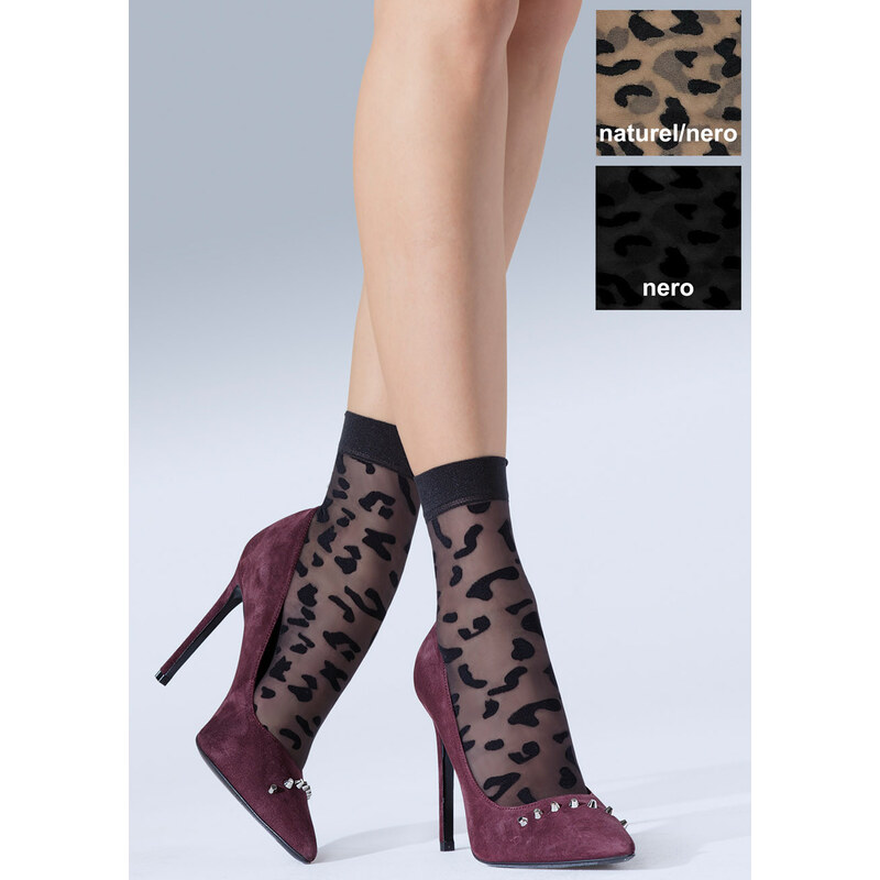 KNITTEX Dámske ponožky Animale20 naturel-nero 35-41(23-27) 49871085