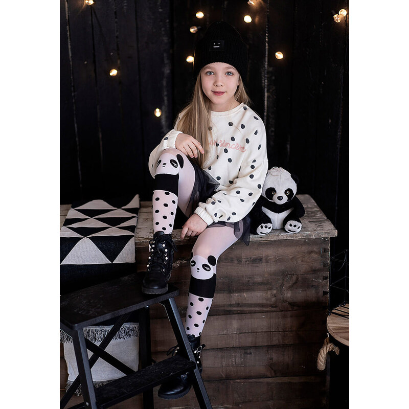 KNITTEX Pančuchové nohavice Ling-ling3D40 bianco 104-110 49871136