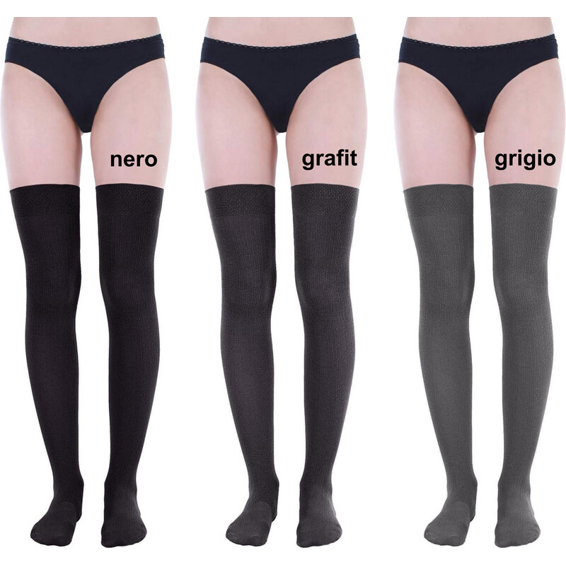 KNITTEX Dámske nadkolienky Hanka/K grafit 35-41(23-27) 51502996