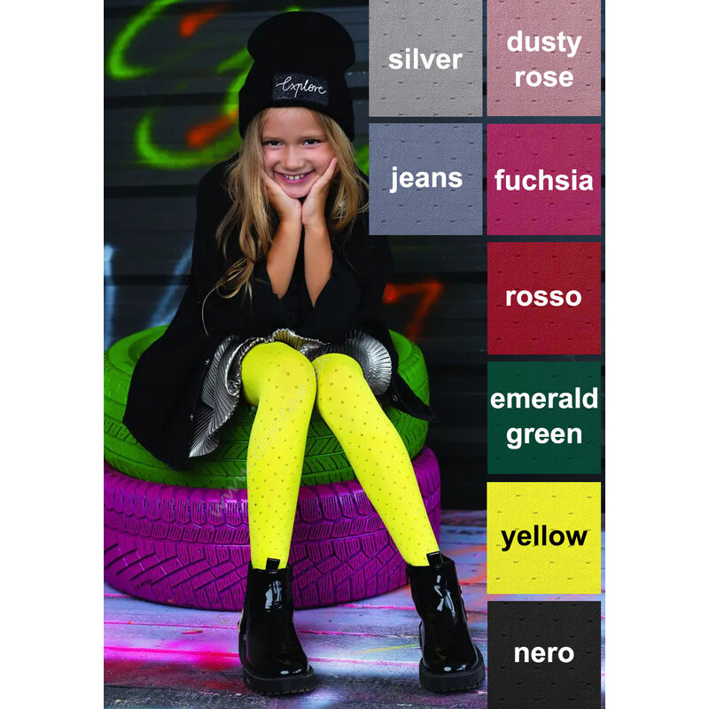 KNITTEX Pančuchové nohavice Marietta3D dusty-rose 104-110 49872052