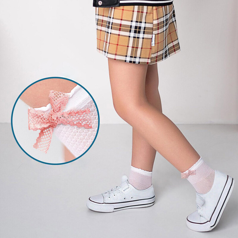 KNITTEX Ponožky detské Ariana20 bianco 28-33(18-22) 66679035