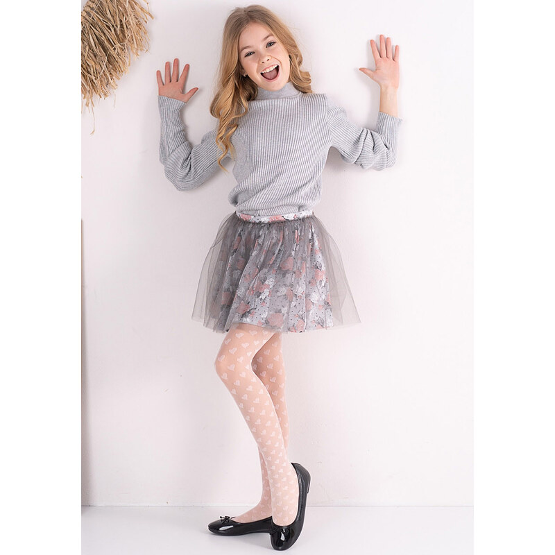 KNITTEX Pančuchové nohavice Nelia20 bianco 104-110 51503184