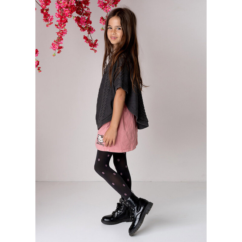 KNITTEX Pančuchové nohavice Jula3D40 graphite 104-110 66679561