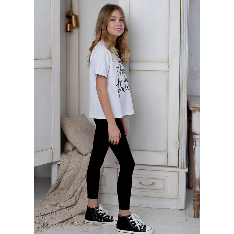 KNITTEX Detské legíny Velina3D(2ks) nero 140-146 66680120