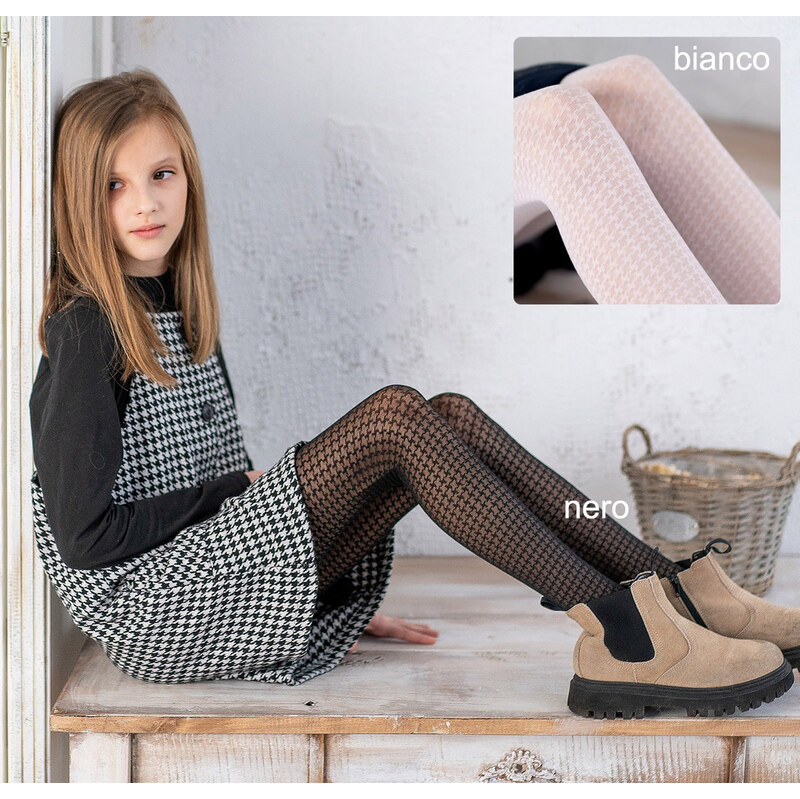 KNITTEX Pančuchové nohavice Chicca3D30 nero 116-122 66680130