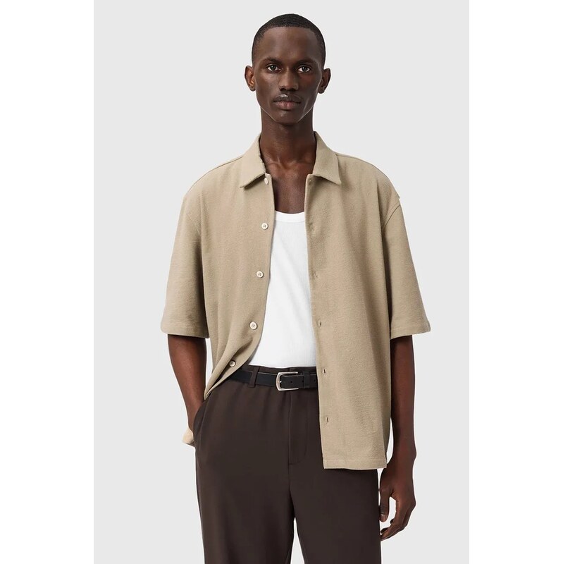 Bavlnená košeľa AllSaints STALLON 67869849