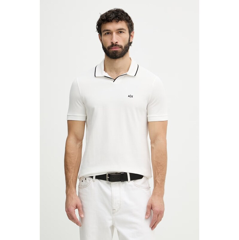 Pánske bavlnené polo tričko Armani Exchange 67869996