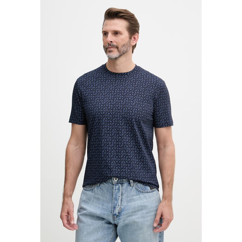 Pánske bavlnené tričko Armani Exchange 67870026