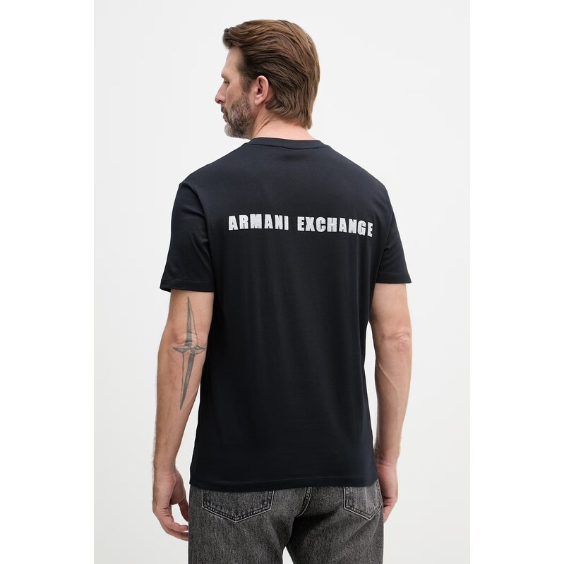 Pánske bavlnené tričko Armani Exchange 67870030