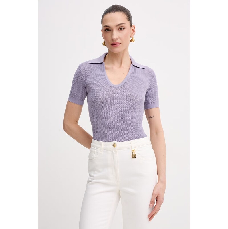 Elisabetta Franchi polo tričko dámske z viskózy 67870047