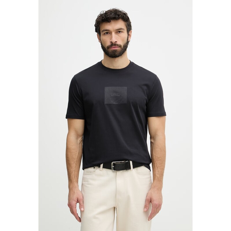 Pánske bavlnené tričko Armani Exchange 67870070