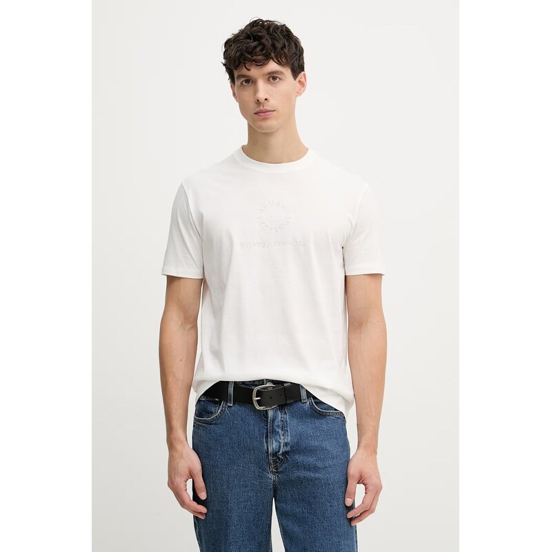 Pánske bavlnené tričko Armani Exchange 67870071