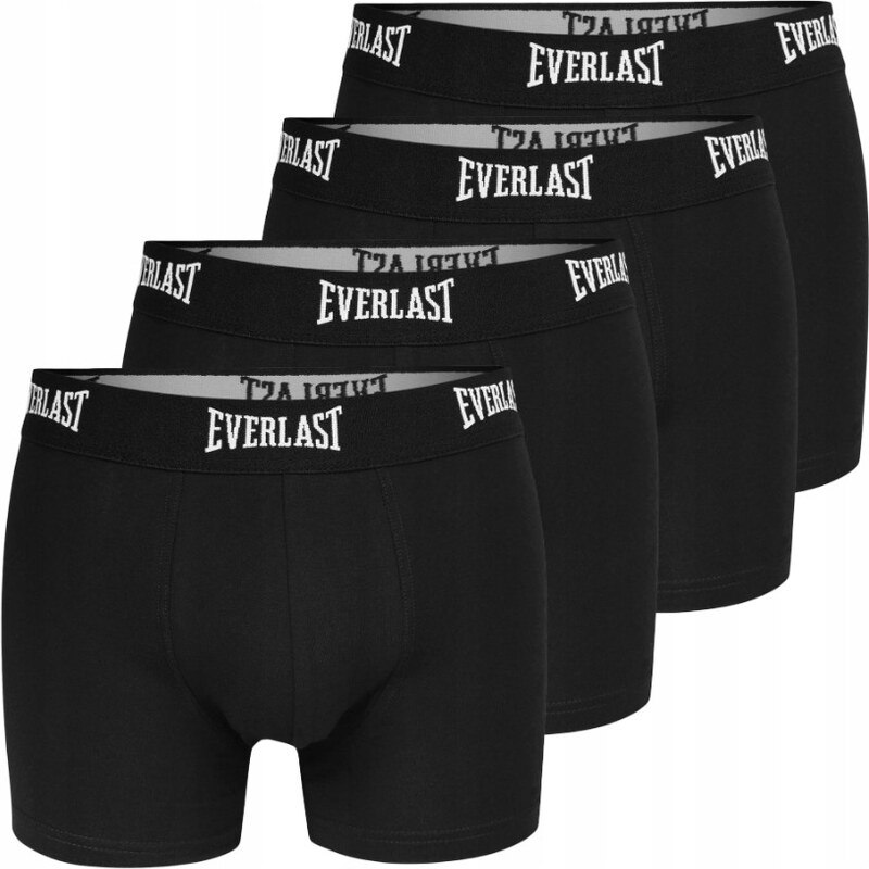 4PACK pánske boxerky Everlast čierne (BM004-01) 67872889