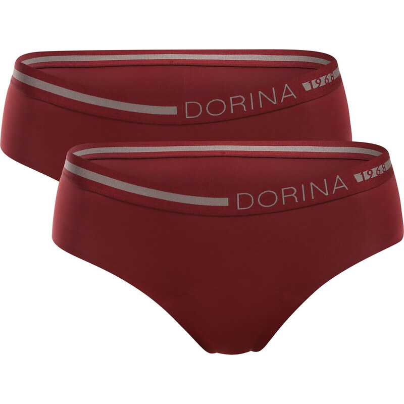2PACK Menštruačné nohavičky Dorina Eco Moon Hipster červené 67878249