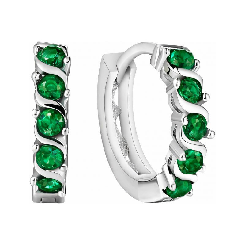 Dámske strieborné náušnice ZINKA 67873807