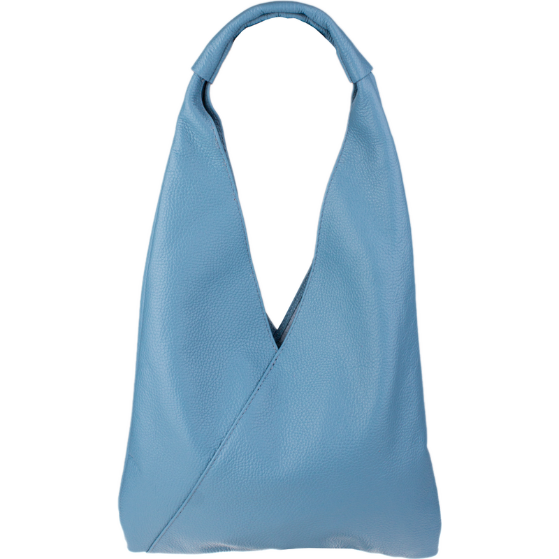 Modrá kožená talianska kabelka Alma Piccola Celeste NovaKabelka.sk 67876670