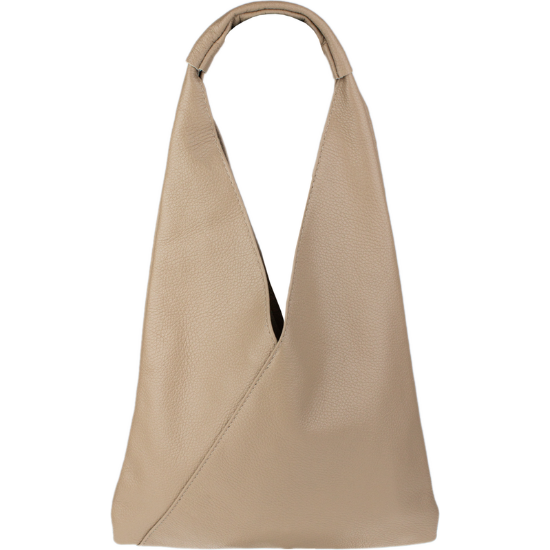 Béžová kožená talianska kabelka Alma Piccola Cappuccino NovaKabelka.sk 67876672