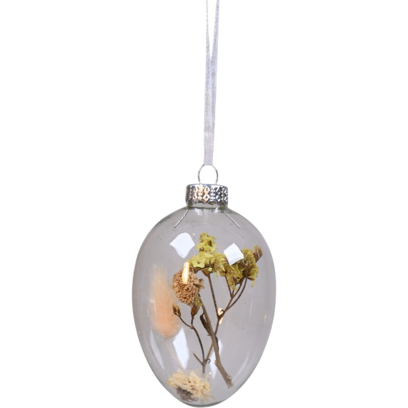 Det Gamle Apotek Závěsná velikonoční dekorace Dry Flower Pink/Yellow 9 67876660