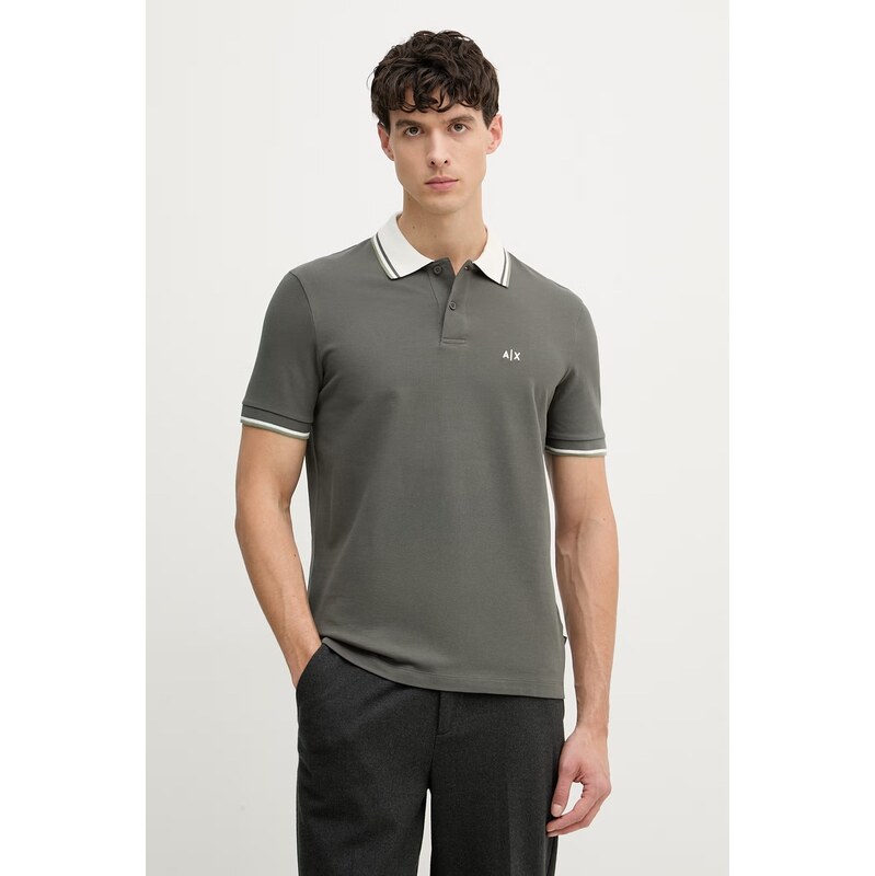 Armani Exchange Pánske bavlnené polo tričko Armani Exchagne 67885956