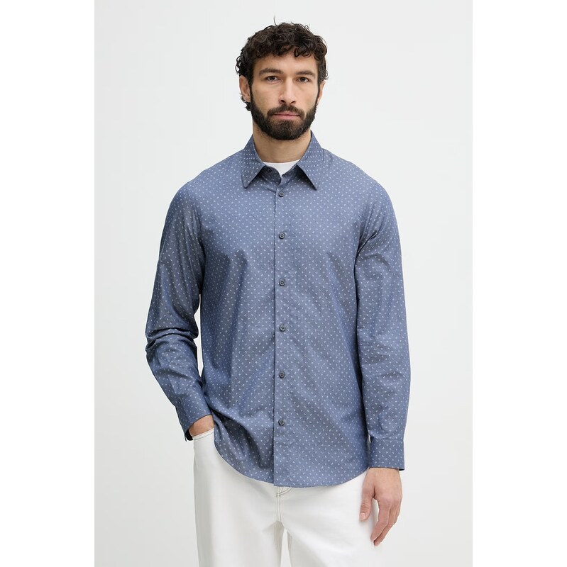Pánska bavlnená košeľa Armani Exchange 67885961