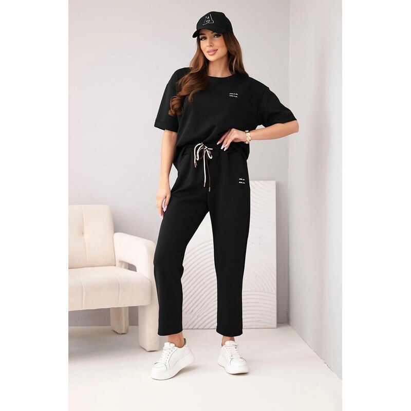 MladaModa Viskózová tepláková súprava s krátkym rukávom model 7893 67908063