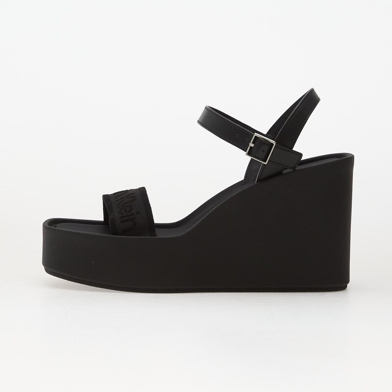 Tenisky Calvin Klein Wedge 70 Sandal Webbin Black EUR 38 67900218