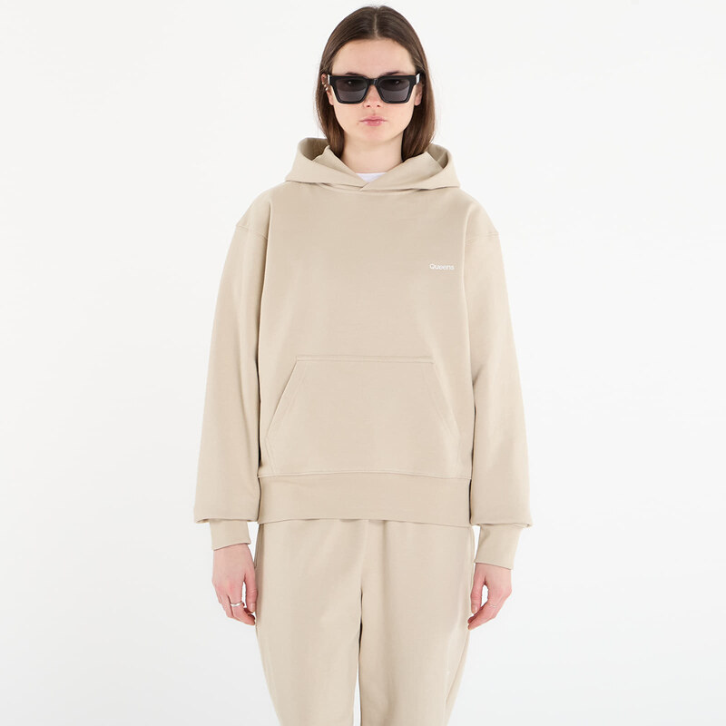 Mikina Queens Womens Sweats Essential Hoodie Sand XL 66711532