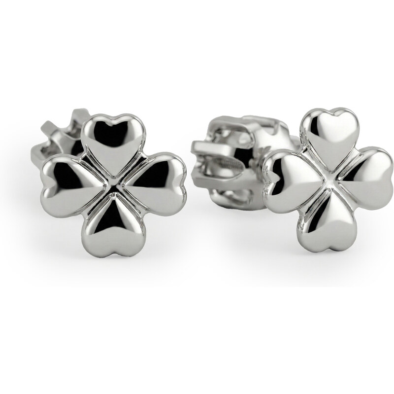 Soliter Strieborné náušnice kôstky Štvorlístok 431 001 02833 04 67878510