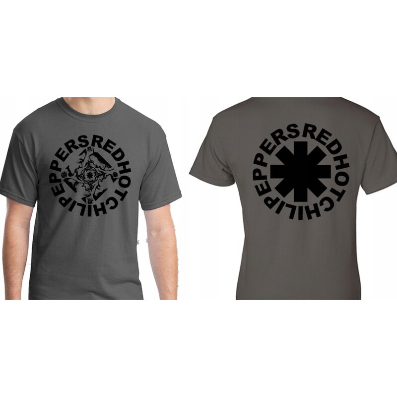 Fruit of the Loom Red Hot Chili Peppers - Logo (Anthracite) (tričko) 67878803