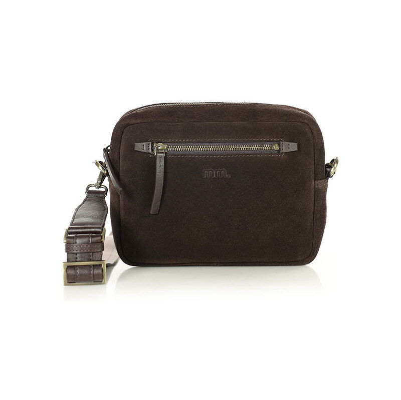 MARCO MAZZINI Dámska taška typu hobo, prírodná koža | cafe vp11gg 67879150