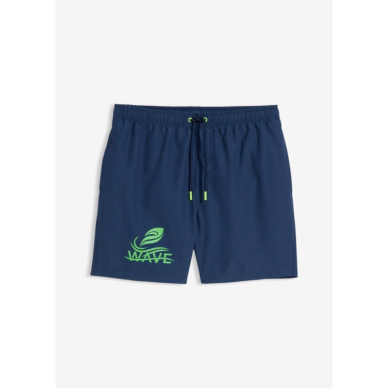 bonprix Kúpacie šortky s potlačou, farba modrá 67879369