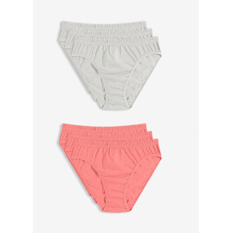 bonprix Nohavičky (6 ks v balení), farba šedá 67879429