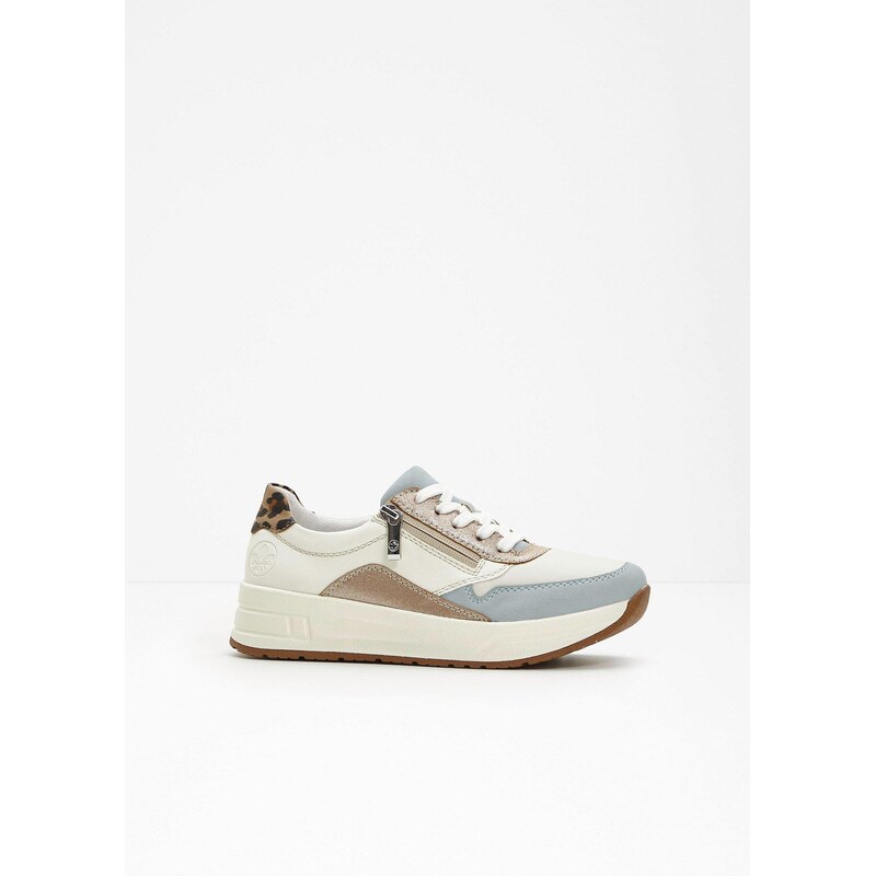 bonprix Tenisky na platforme, Rieker, v pohodlnej šírke, farba biela 67879489