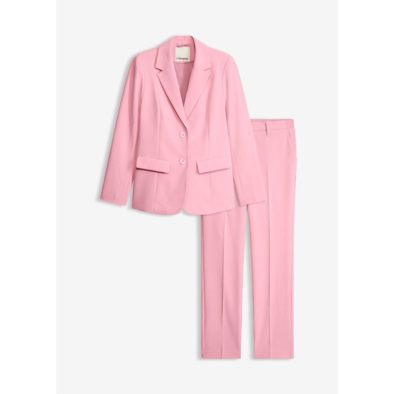 bonprix Nohavicový oblek, farba ružová 67879511
