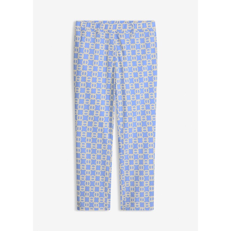 bonprix Strečové nohavice z bengalínu, farba modrá 67879518