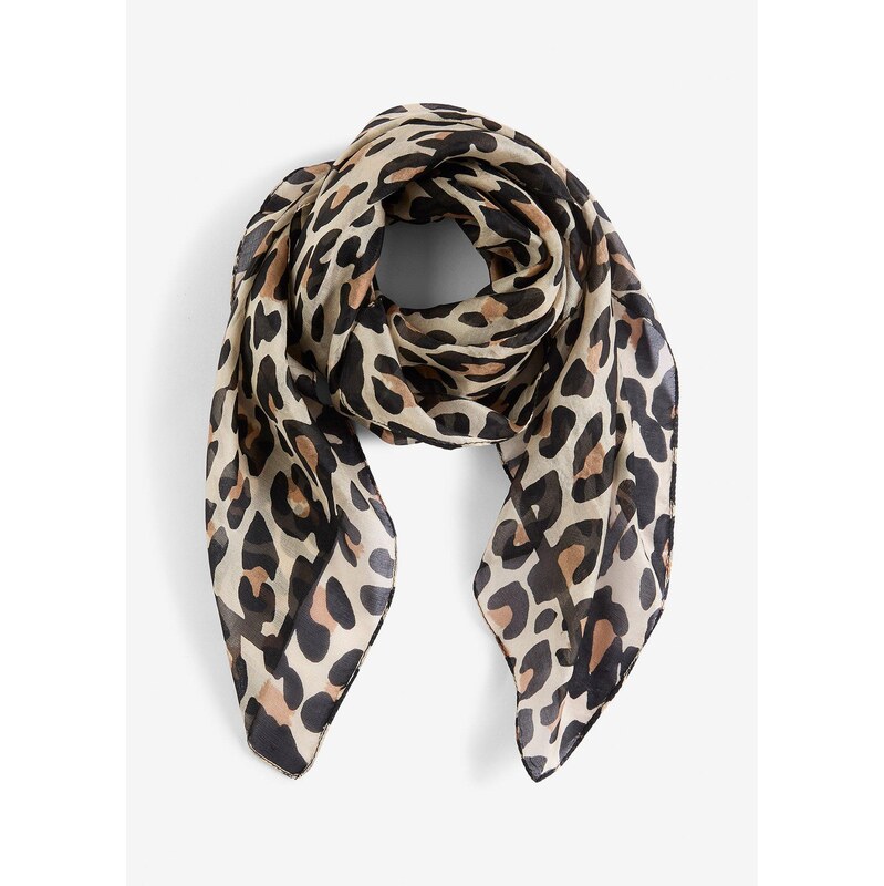 bonprix Hodvábna šatka, farba čierna 67879550