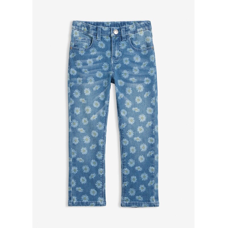 bonprix Džínsy, Slim-Fit, ultra soft, Mid Waist, farba modrá 67879587