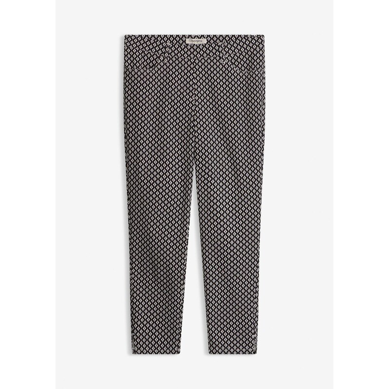 bonprix 7/8 Nohavice z bengalínu, farba čierna 67879644