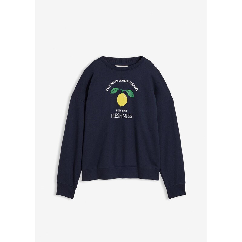 bonprix Oversize-mikina, farba modrá 67879713